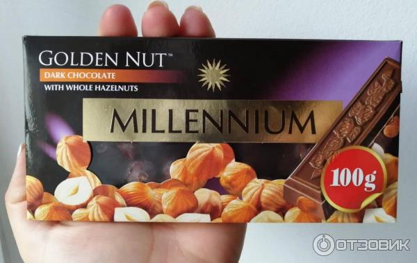 Шоколад черный Millennium Golden Nut