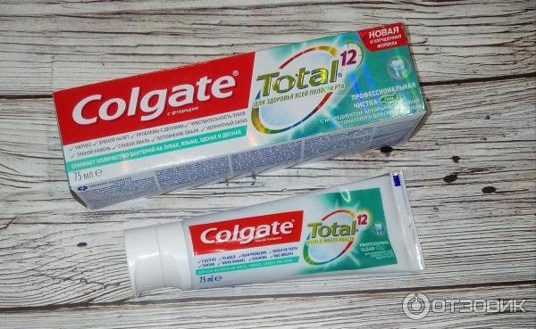 Зубная паста Colgate 12 профессиональная чистка фото