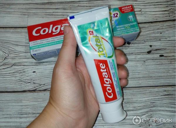 Зубная паста Colgate 12 профессиональная чистка фото