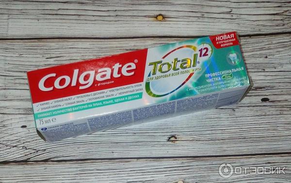 Зубная паста Colgate 12 профессиональная чистка фото