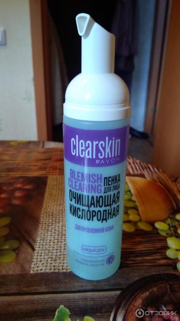 Пенка для лица Avon Clearskin Очищающая кислородная фото