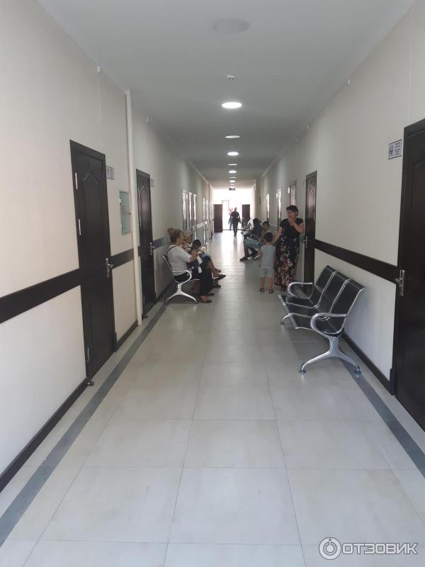 В коридорах центра