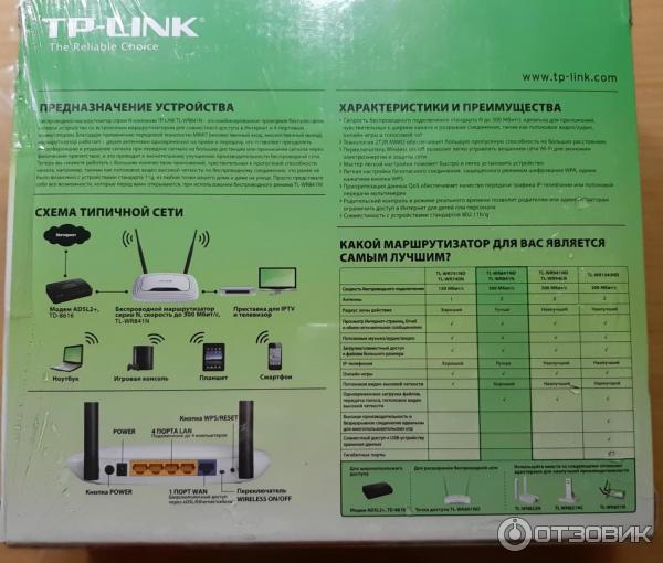 Маршрутизатор TP-Link TL-WR841N фото