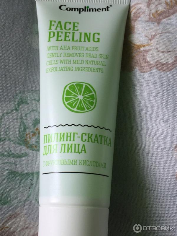 Пилинг-скатка для лица Comliment Face Peeling с фруктовыми кислотами фото