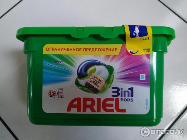 Капсулы для стирки Ariel PODS 3 в 1 фото