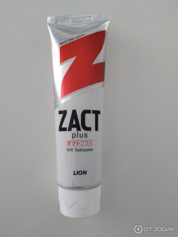 Зубная паста ZACT plus фото