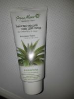 Гель для лица Green Mama "Алоэ вера и лимон" тонизирующий фото