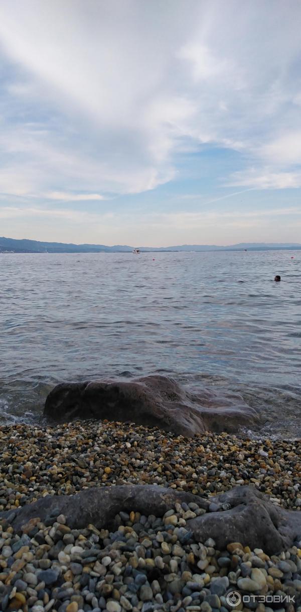 Вечер море