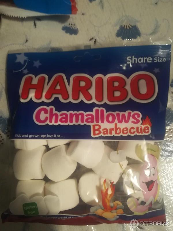 Конфеты Haribo Chamallows Барбекю фото