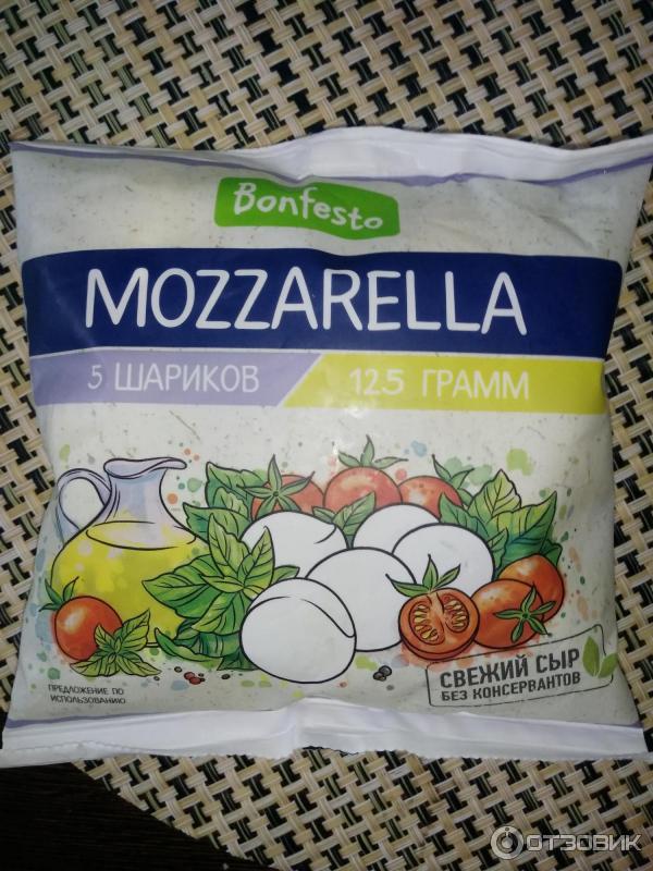 Сыр Bonfesto Mozzarella фото