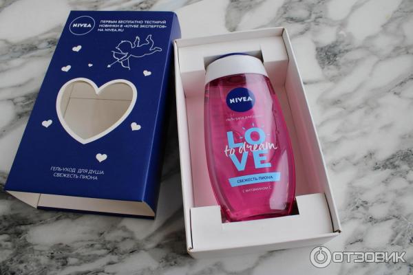 гель для душа от nivea свежесть пиона