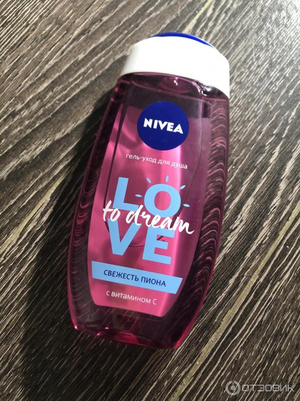 Гель-уход для душа Nivea Свежесть пиона