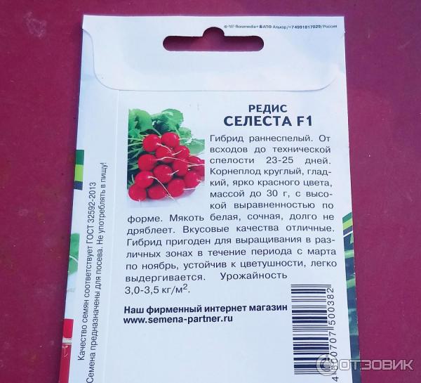 Редис мечта алисы описание сорта фото отзывы
