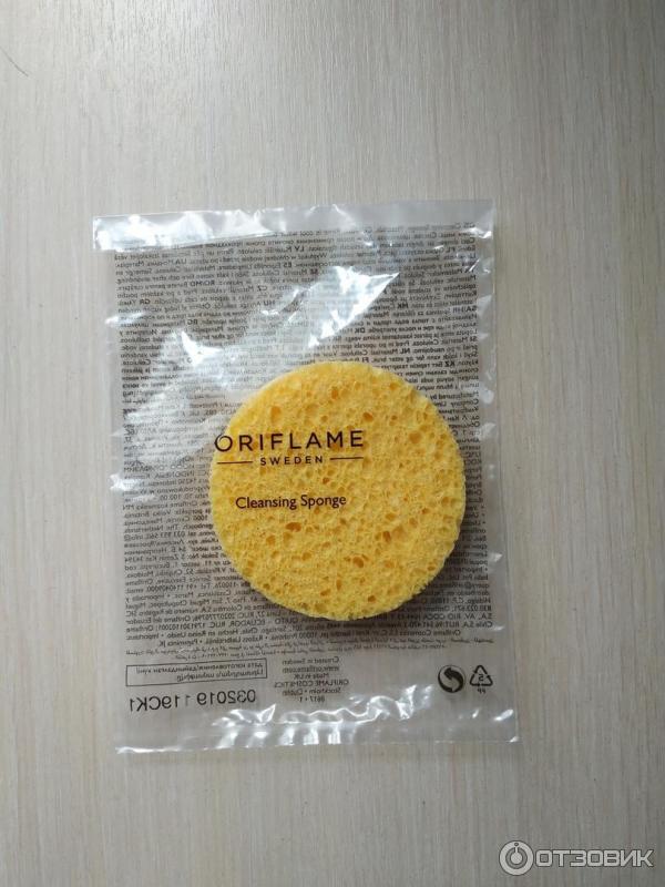 Спонж для лица Oriflame целлюлозный фото