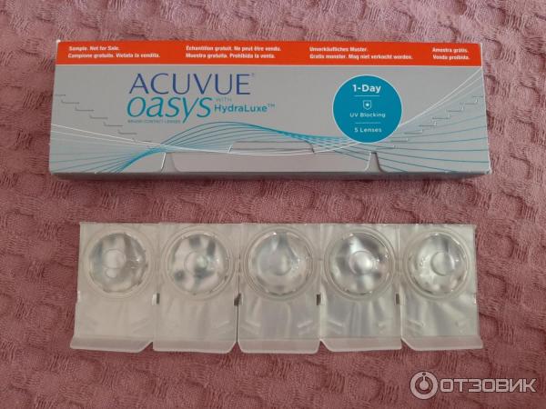 Контактные линзы Acuvue Oasys 1-Day with HydraLuxe фото