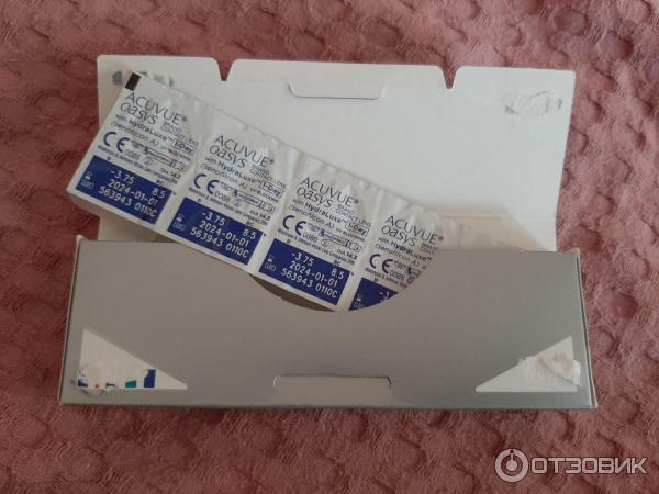 Контактные линзы Acuvue Oasys 1-Day with HydraLuxe фото