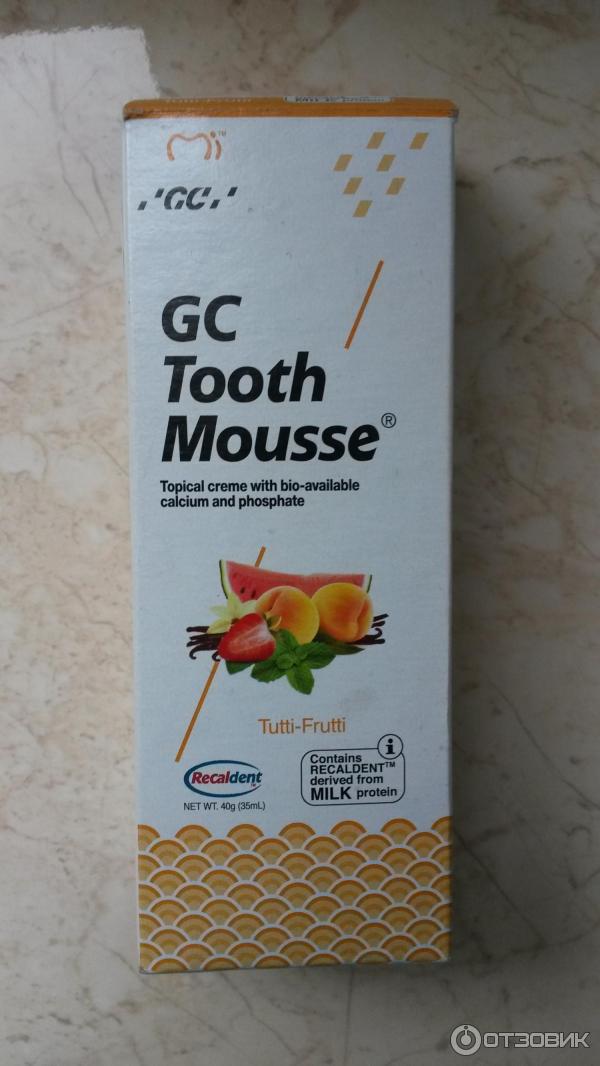 Профессиональный стоматологический крем GC Tooth Mousse фото