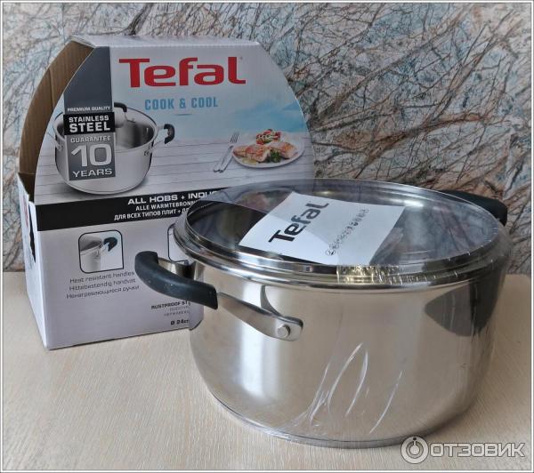 Кастрюля Tefal Cook&Cool фото