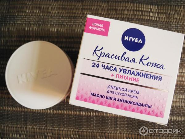 Крем для лица Nivea Красивая кожа 24 часа увлажнение+питание фото