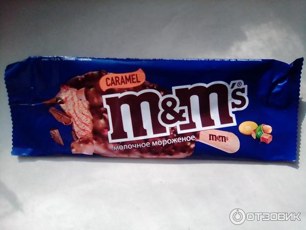 Мороженое молочное M&M's фото