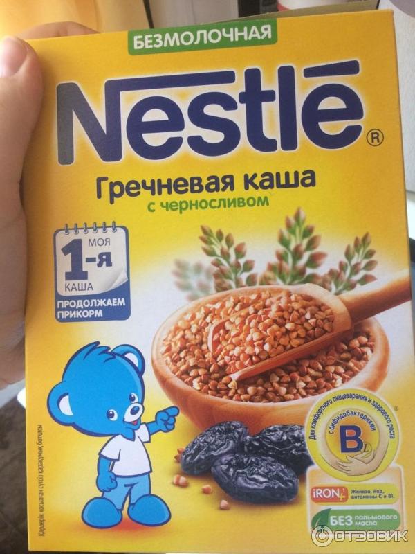 Каша Nestle молочная фото