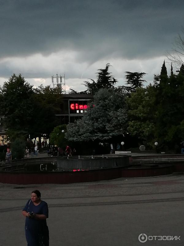 Отдых в поселке Аше (побережье Большого Сочи), смерч 2019