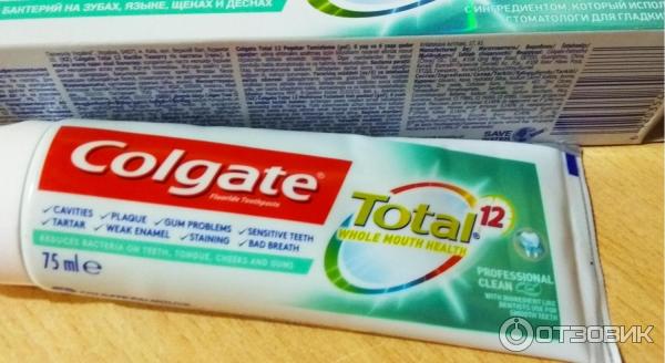 Зубная паста Colgate Total 12 Pro-Clean Gel фото