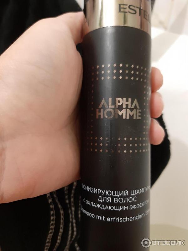 Тонизирующий шампунь для волос Estel Alpha Homme с охлаждающим эффектом фото