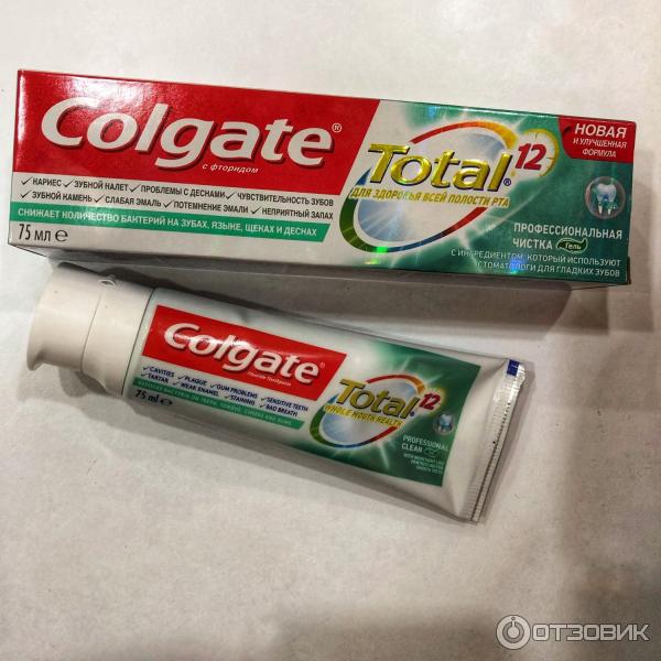 Зубная паста Colgate Total 12 Professional Clean Gel фото