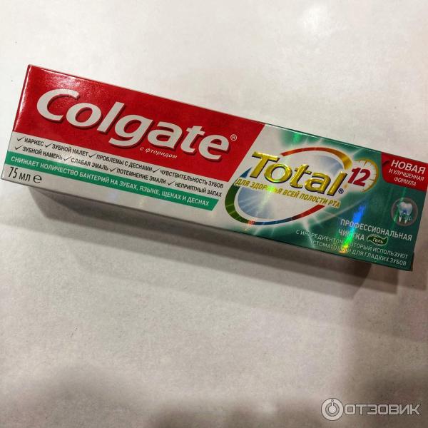 Зубная паста Colgate Total 12 Professional Clean Gel фото