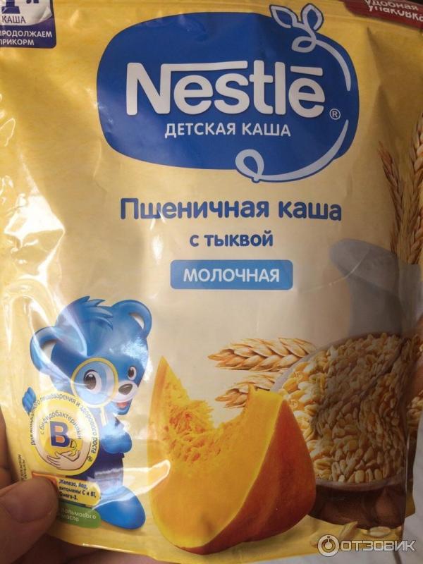 Каша Nestle молочная фото