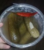Огурцы соленые по-домашнему Фэг в вакуумной упаковке фото