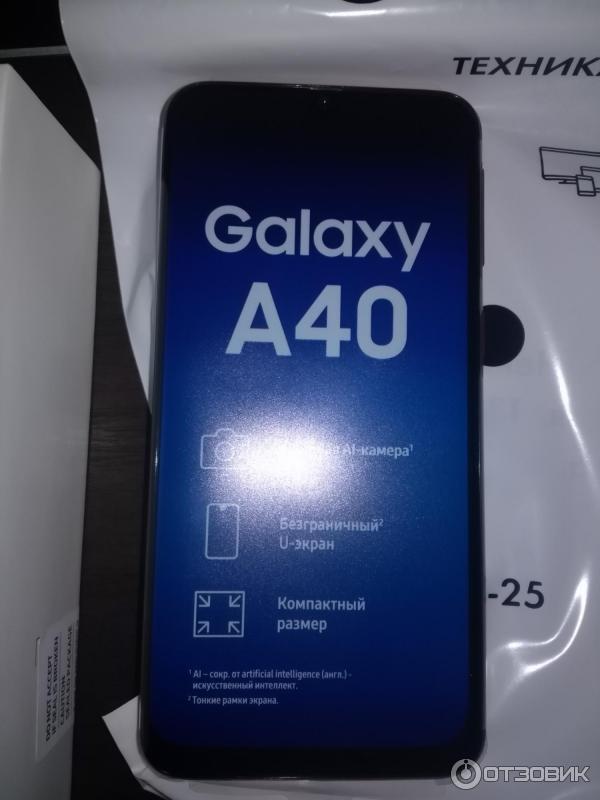 Смартфон Samsung Galaxy A40 фото