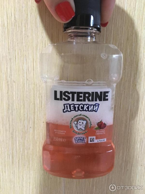 Ополаскиватель для полости рта Listerine Детский фото