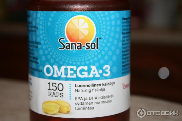 Витамины Sana-Sol Omega 3 фото