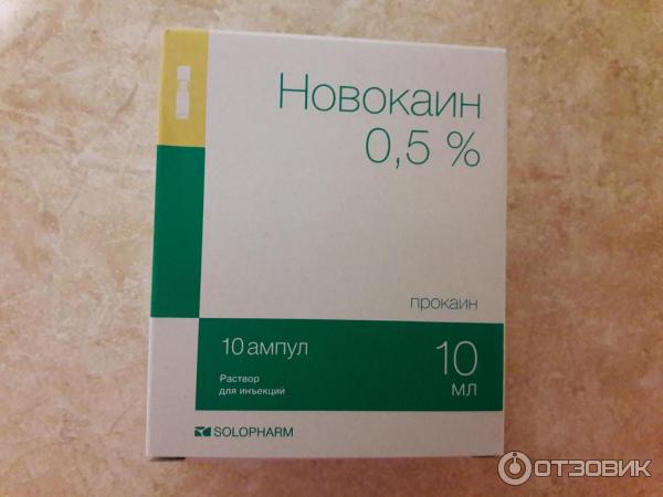 Раствор для инъекций Solopharm Новокаин