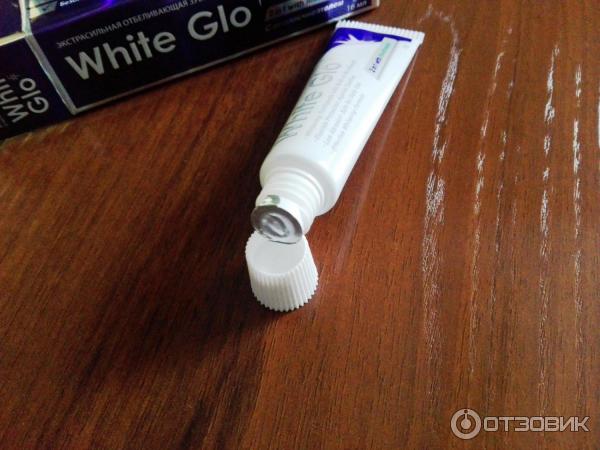 Экстрасильная отбеливающая зубная паста White Glo 2 в 1 фото