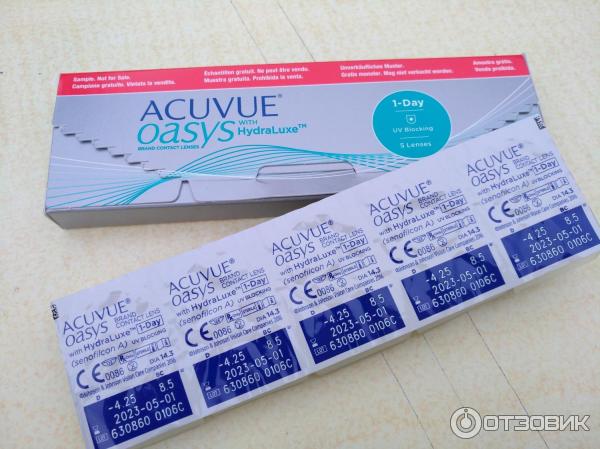 Контактные линзы Acuvue Oasys 1-DAY фото