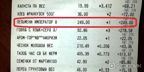 Пельмени Цезарь Император фото