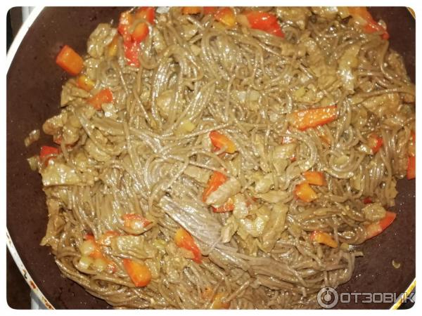 Лапша Sen Soy Wok Гречневая с соусом якисоба по-японски фото