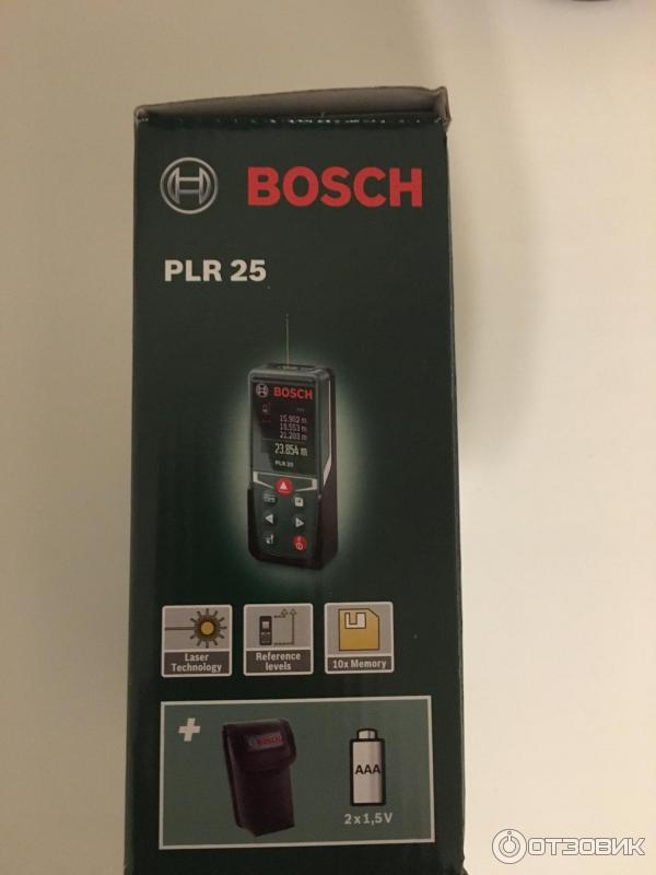 Лазерная рулетка Bosch PLR 25 фото