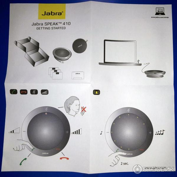 Устройство громкой связи (спикерфон) JABRA Speak 410 MS фото