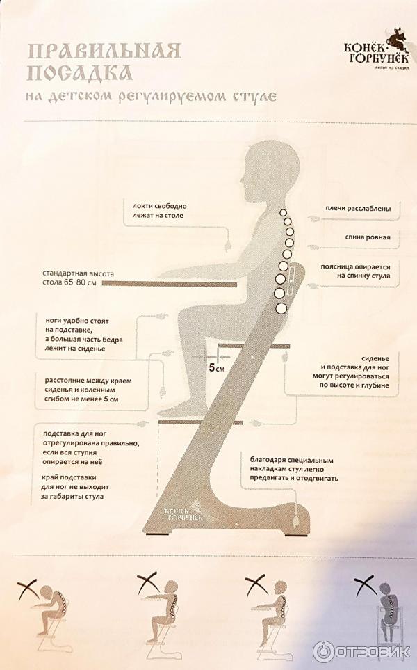 Растущий стул как правильно отрегулировать