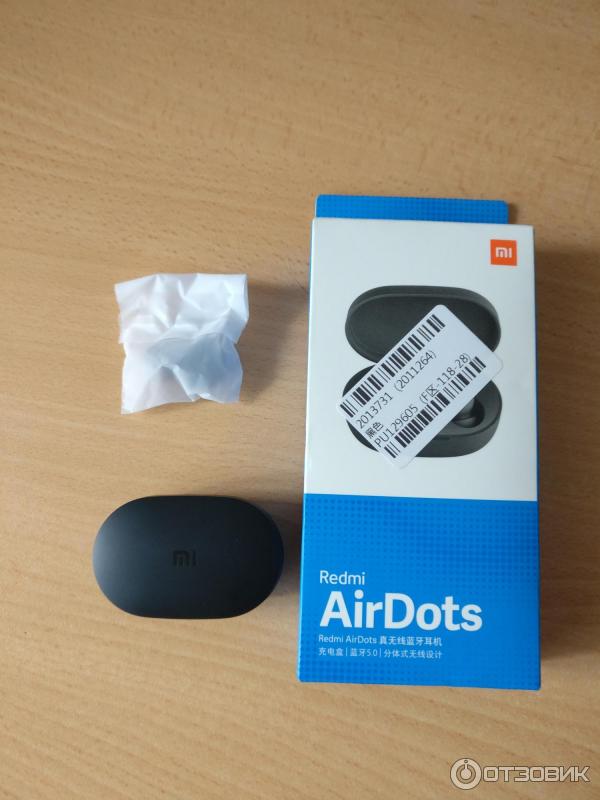 Беспроводные bluetooth-наушники Xiaomi Redmi AirDots фото