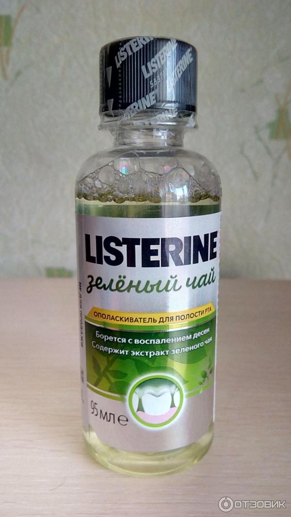 Ополаскиватель для полости рта Listerine Зеленый чай фото