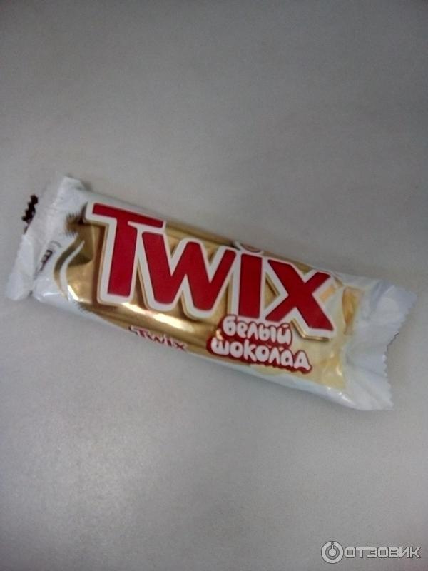 Twix белый, шоколадный батончик 55 г