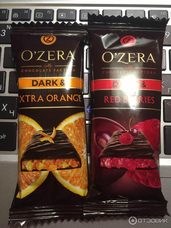 Шоколад Ozera Dark Orange и Red Berries