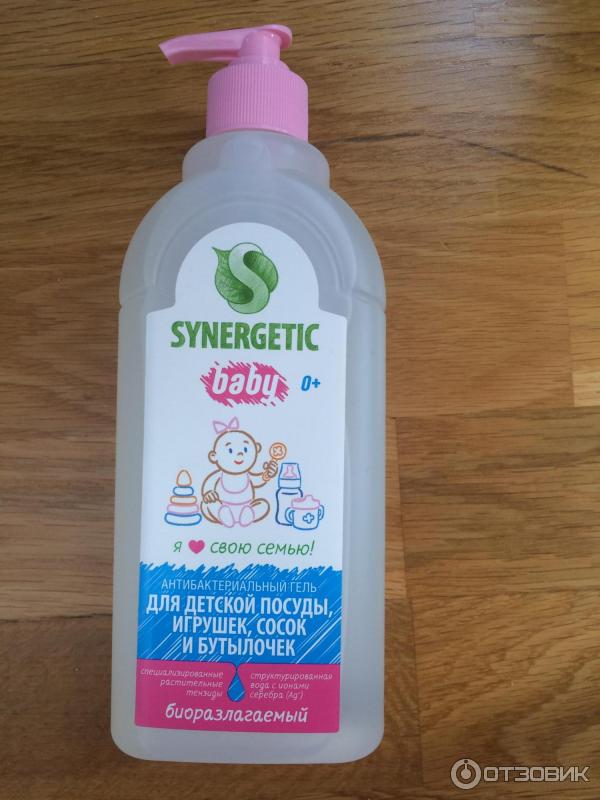 Гель Synergetic Baby для детской посуды, игрушек, сосок и бутылочек фото