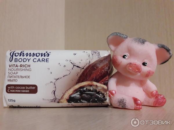 Мыло Johnson's Body Care Vita Rich питательное с маслом какао фото