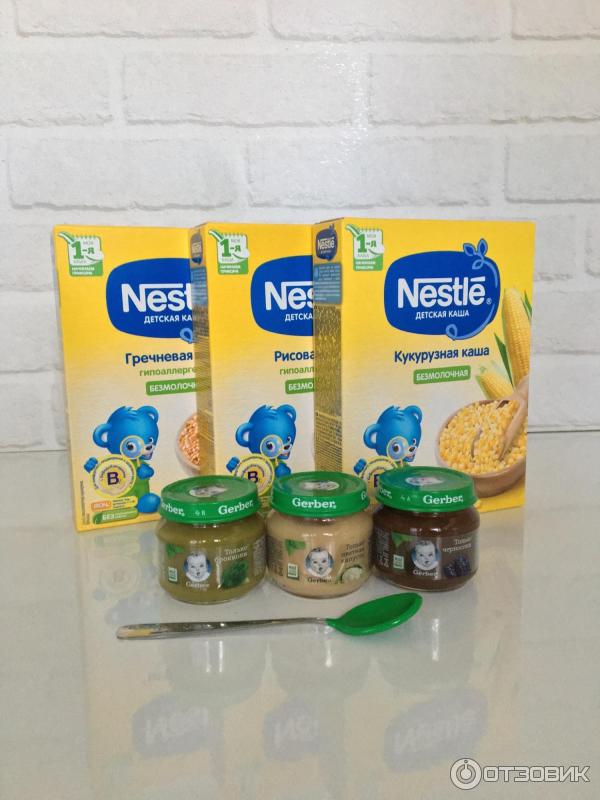 Деткое питание Nestle Gerber фото